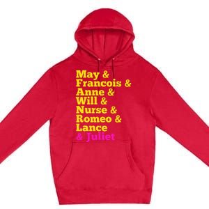 Juliet Characters Musical Theatre Musicals Premium Pullover Hoodie