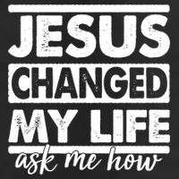 Jesus Changed My Life Ask Me How Golf Towel