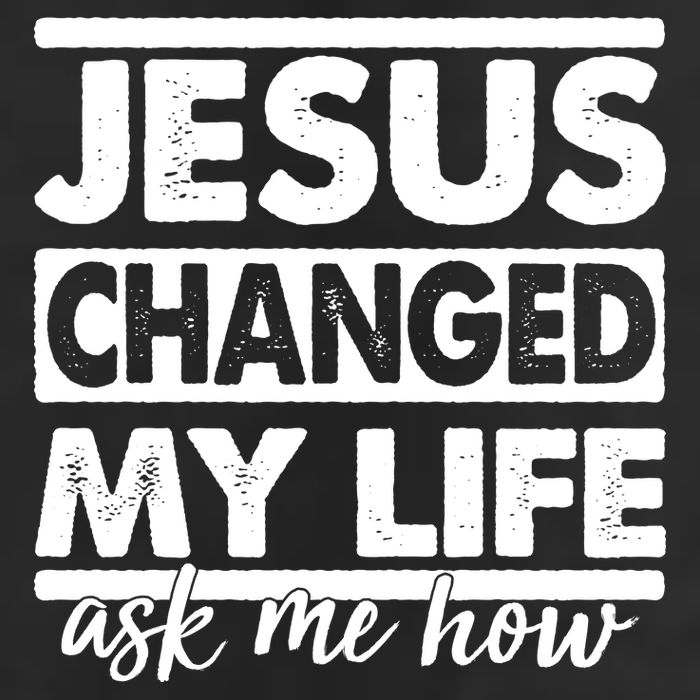 Jesus Changed My Life Ask Me How Golf Towel