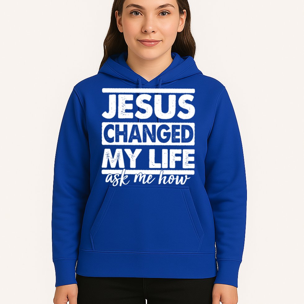 Jesus Changed My Life Ask Me How Hoodie