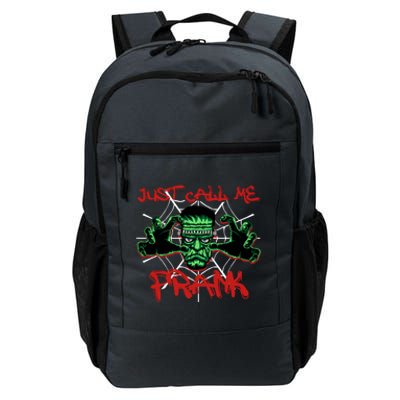 Just Call Me Frank Monster Halloween Horror Movie Daily Commute Backpack