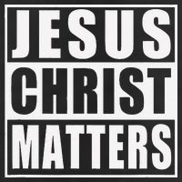 Jesus Christ Matters Christian 7 Panel Mesh Trucker Snapback Hat