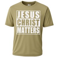 Jesus Christ Matters Christian Cooling Performance Crew T-Shirt
