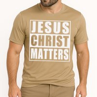 Jesus Christ Matters Christian Cooling Performance Crew T-Shirt