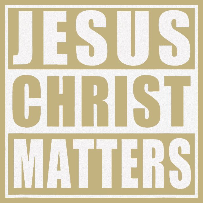 Jesus Christ Matters Christian Cooling Performance Crew T-Shirt