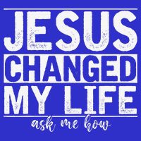 Jesus Changed My Life Asked Me How Christ Devotee Jesus 16 in Basic Backpack