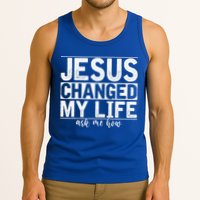 Jesus Changed My Life Asked Me How Christ Devotee Jesus Tank Top