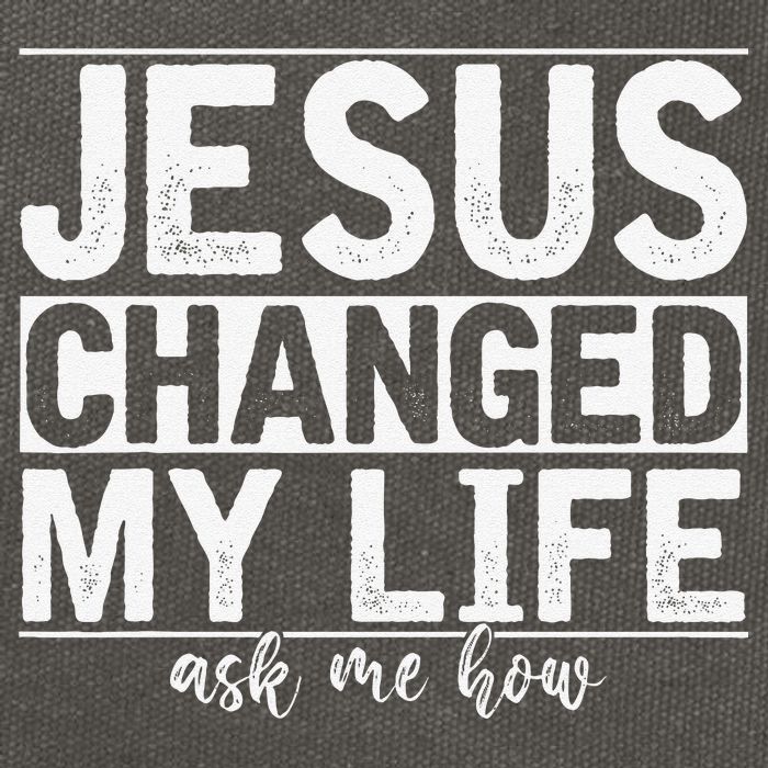 Jesus Changed My Life Asked Me How Christ Devotee Jesus Cotton Canvas Backpack