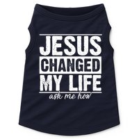 Jesus Changed My Life Ask Me How Doggie Tank