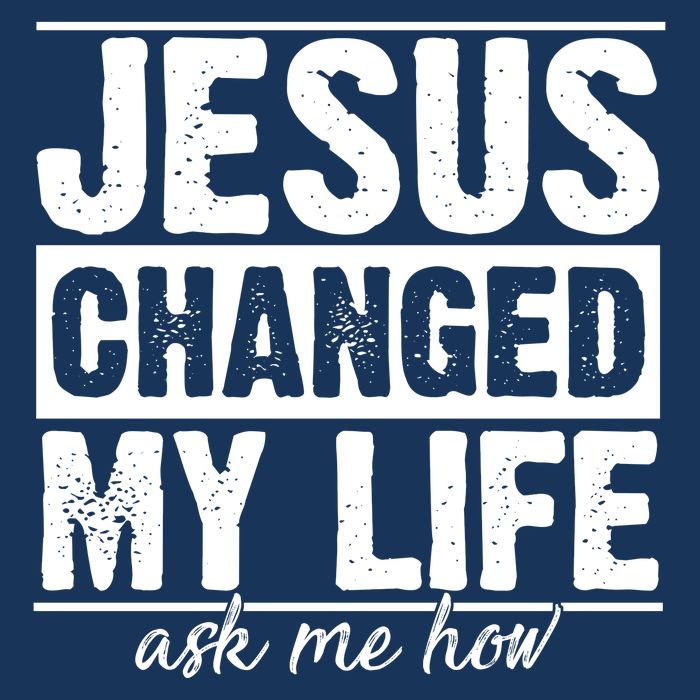 Jesus Changed My Life Ask Me How Apron
