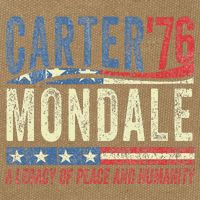 Jimmy Carter Mondale 76 A Legacy Of Peace & Humanity Cotton Canvas Backpack