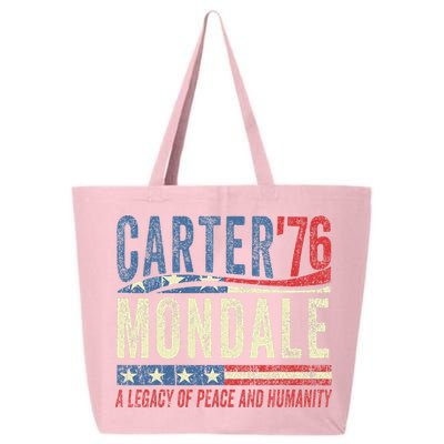 Jimmy Carter Mondale 76 A Legacy Of Peace & Humanity 25L Jumbo Tote