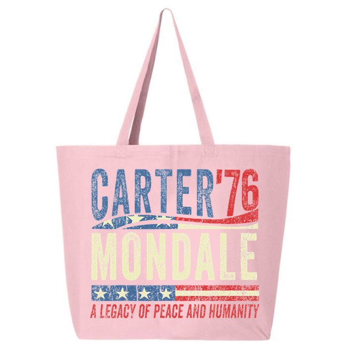 Jimmy Carter Mondale 76 A Legacy Of Peace & Humanity 25L Jumbo Tote