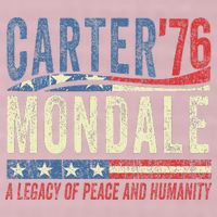 Jimmy Carter Mondale 76 A Legacy Of Peace & Humanity 25L Jumbo Tote
