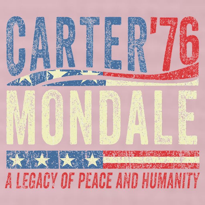 Jimmy Carter Mondale 76 A Legacy Of Peace & Humanity 25L Jumbo Tote