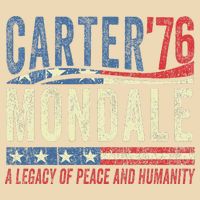 Jimmy Carter Mondale 76 A Legacy Of Peace & Humanity Drawstring Bag
