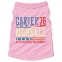 Jimmy Carter Mondale 76 A Legacy Of Peace & Humanity Doggie Tank