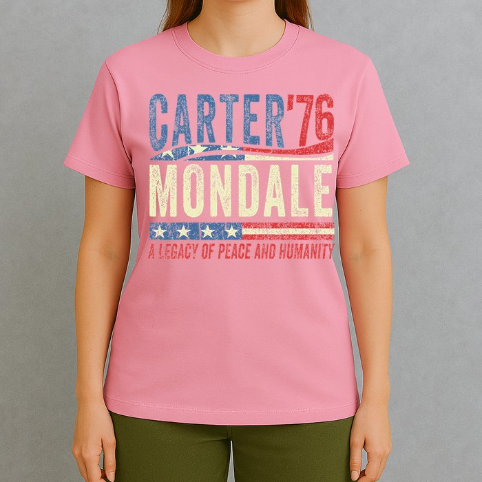 Jimmy Carter Mondale 76 A Legacy Of Peace & Humanity T-Shirt