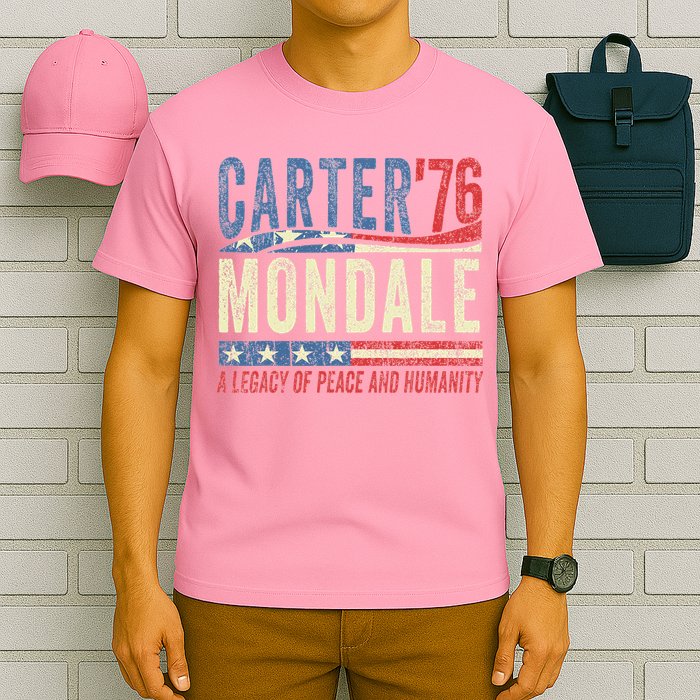 Jimmy Carter Mondale 76 A Legacy Of Peace & Humanity T-Shirt