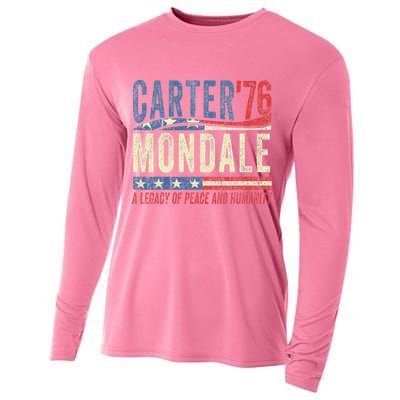 Jimmy Carter Mondale 76 A Legacy Of Peace & Humanity Cooling Performance Long Sleeve Crew
