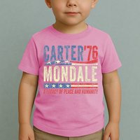 Jimmy Carter Mondale 76 A Legacy Of Peace & Humanity Toddler T-Shirt