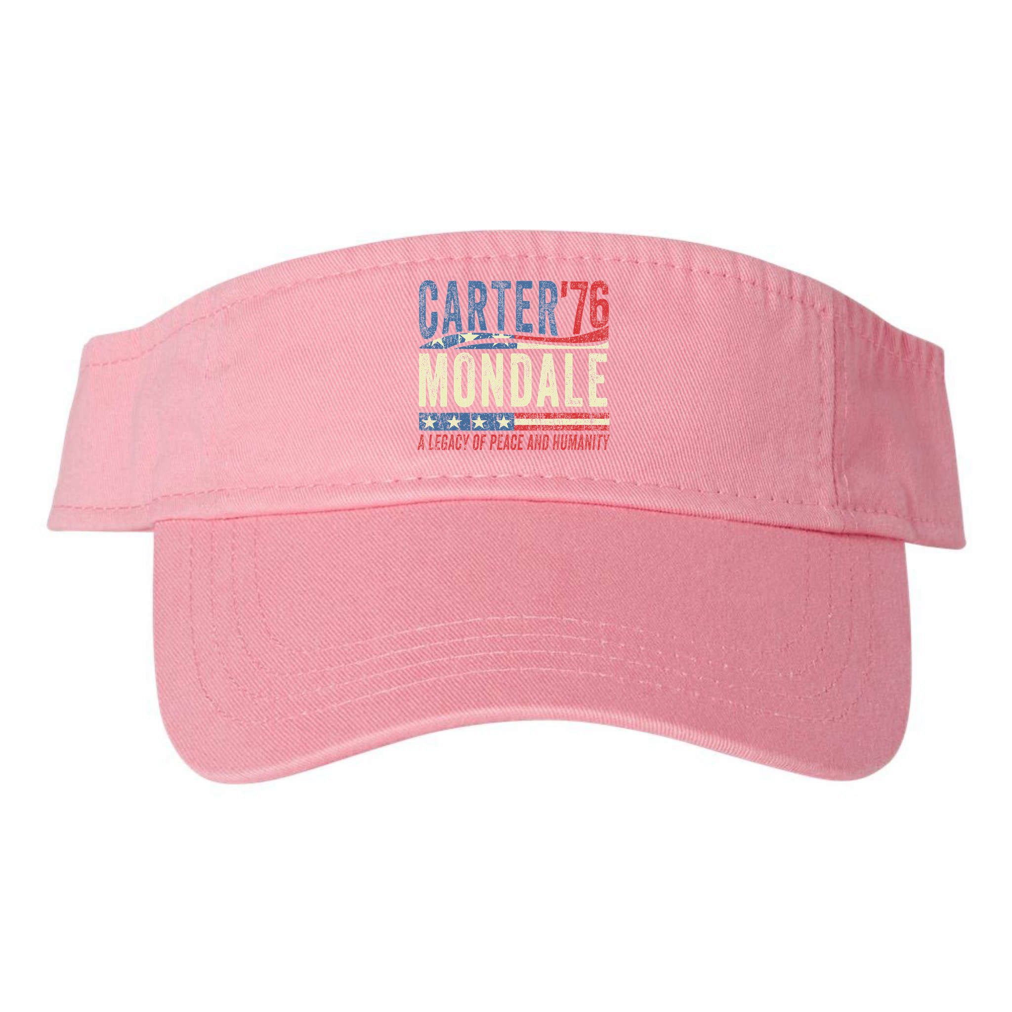 Jimmy Carter Mondale 76 A Legacy Of Peace & Humanity Visor