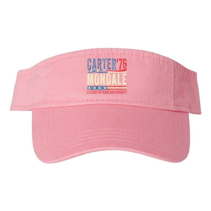 Jimmy Carter Mondale 76 A Legacy Of Peace & Humanity Visor