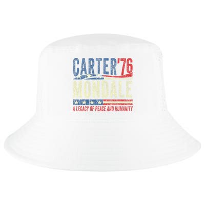 Jimmy Carter Mondale 76 A Legacy Of Peace & Humanity Cool Comfort Performance Bucket Hat