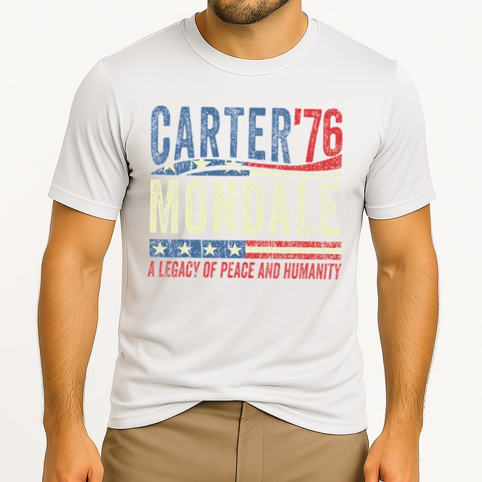 Jimmy Carter Mondale 76 A Legacy Of Peace & Humanity Cooling Performance Crew T-Shirt