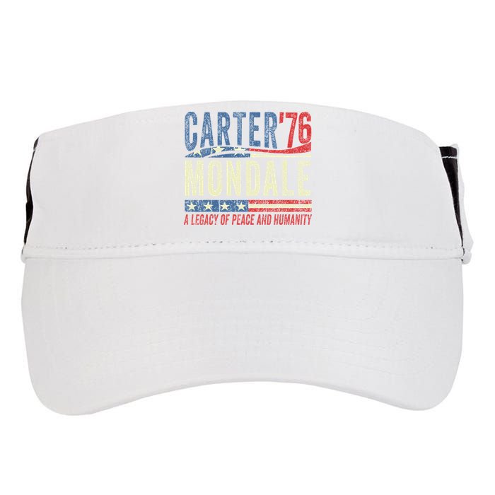 Jimmy Carter Mondale 76 A Legacy Of Peace & Humanity Adult Drive Performance Visor