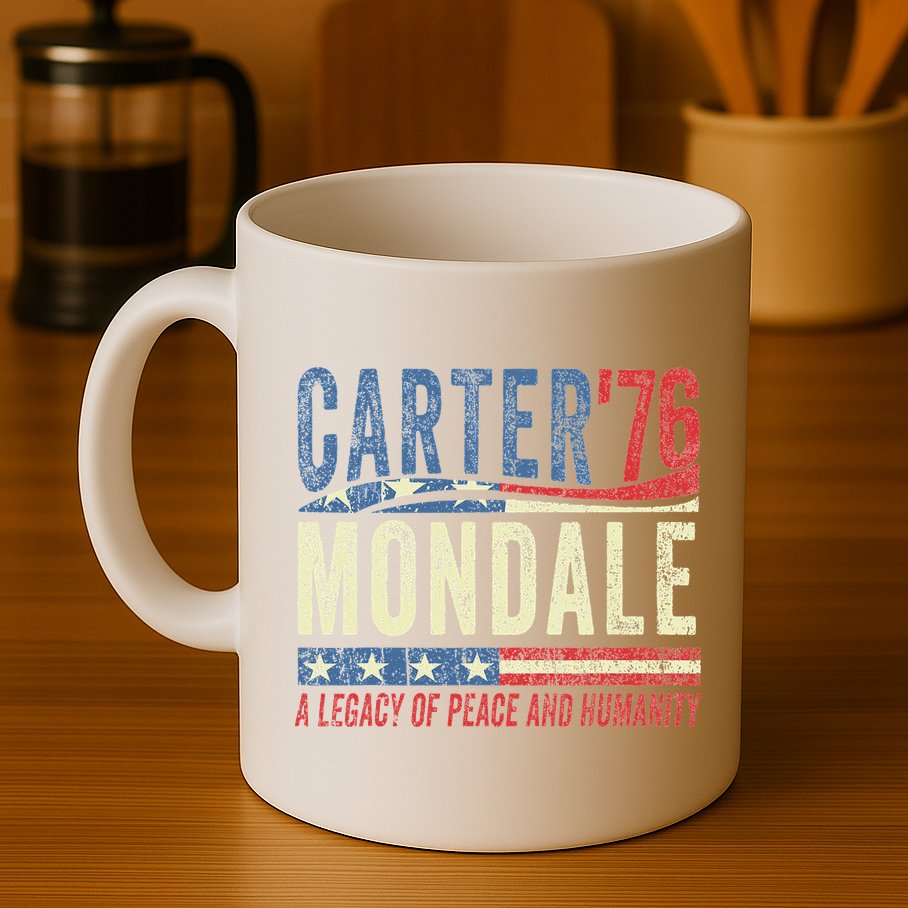 Jimmy Carter Mondale 76 A Legacy Of Peace & Humanity Mug