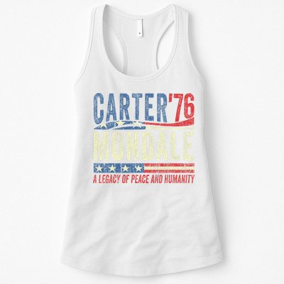 Jimmy Carter Mondale 76 A Legacy Of Peace & Humanity Womens Tank Top