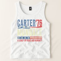 Jimmy Carter Mondale 76 A Legacy Of Peace & Humanity Tank Top