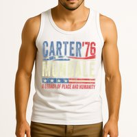 Jimmy Carter Mondale 76 A Legacy Of Peace & Humanity Tank Top