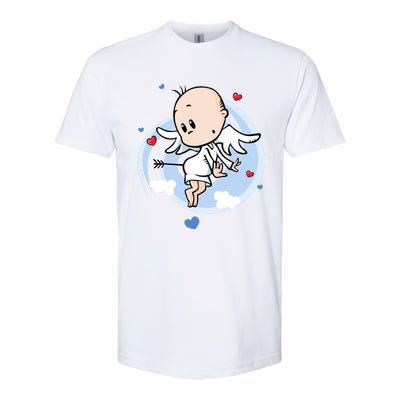 Just Call Me Cupid Retro Arrow Valentine Day Hearts Gift Softstyle CVC T-Shirt