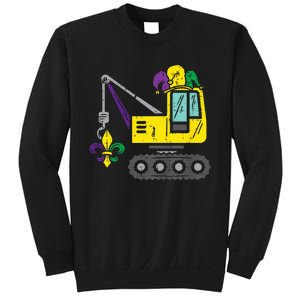 Jester Crane Mardi Gras Cute Sweatshirt