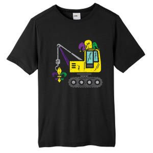 Jester Crane Mardi Gras Cute Tall Fusion ChromaSoft Performance T-Shirt