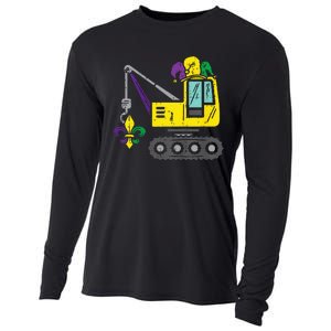 Jester Crane Mardi Gras Cute Cooling Performance Long Sleeve Crew