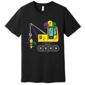 Jester Crane Mardi Gras Cute Premium T-Shirt