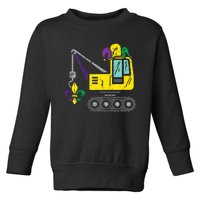 Jester Crane Mardi Gras Cute Toddler Sweatshirt