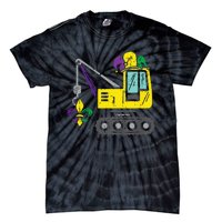 Jester Crane Mardi Gras Cute Tie-Dye T-Shirt