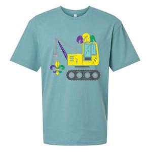 Jester Crane Mardi Gras Cute Sueded Cloud Jersey T-Shirt