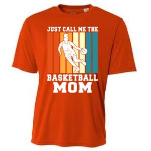 Just Call Me The Basketball Mom Cool Gift Cooling Performance Crew T-Shirt