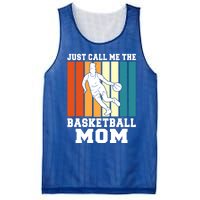 Just Call Me The Basketball Mom Cool Gift Mesh Reversible Basketball Jersey Tank