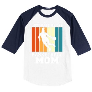 Just Call Me The Basketball Mom Cool Gift Baseball Sleeve Shirt