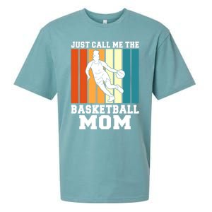 Just Call Me The Basketball Mom Cool Gift Sueded Cloud Jersey T-Shirt