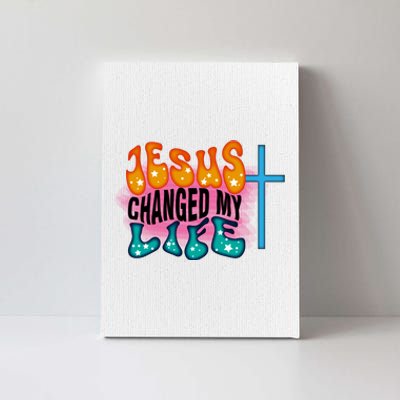 Jesus Changed My Life Canvas