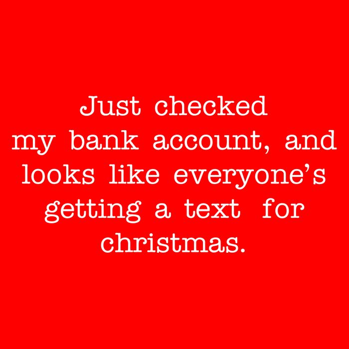 Just Checked My Bank Account Text For Christmas Gifts Funny Premium T-Shirt