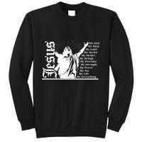 Jesus Christ My God King Lord Savior Strength Prayer Sweatshirt
