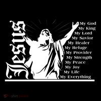 Jesus Christ My God King Lord Savior Strength Prayer Backpack